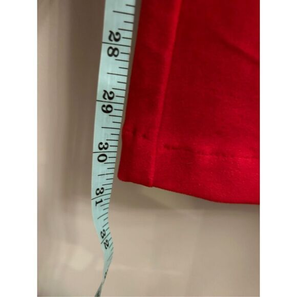 Maison d'Amelie Red velour bootcut high-rise dress pants 10 Holiday & Valentine' - Picture 9 of 10